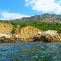 Окрестности Балаклавы (вид с каяка)